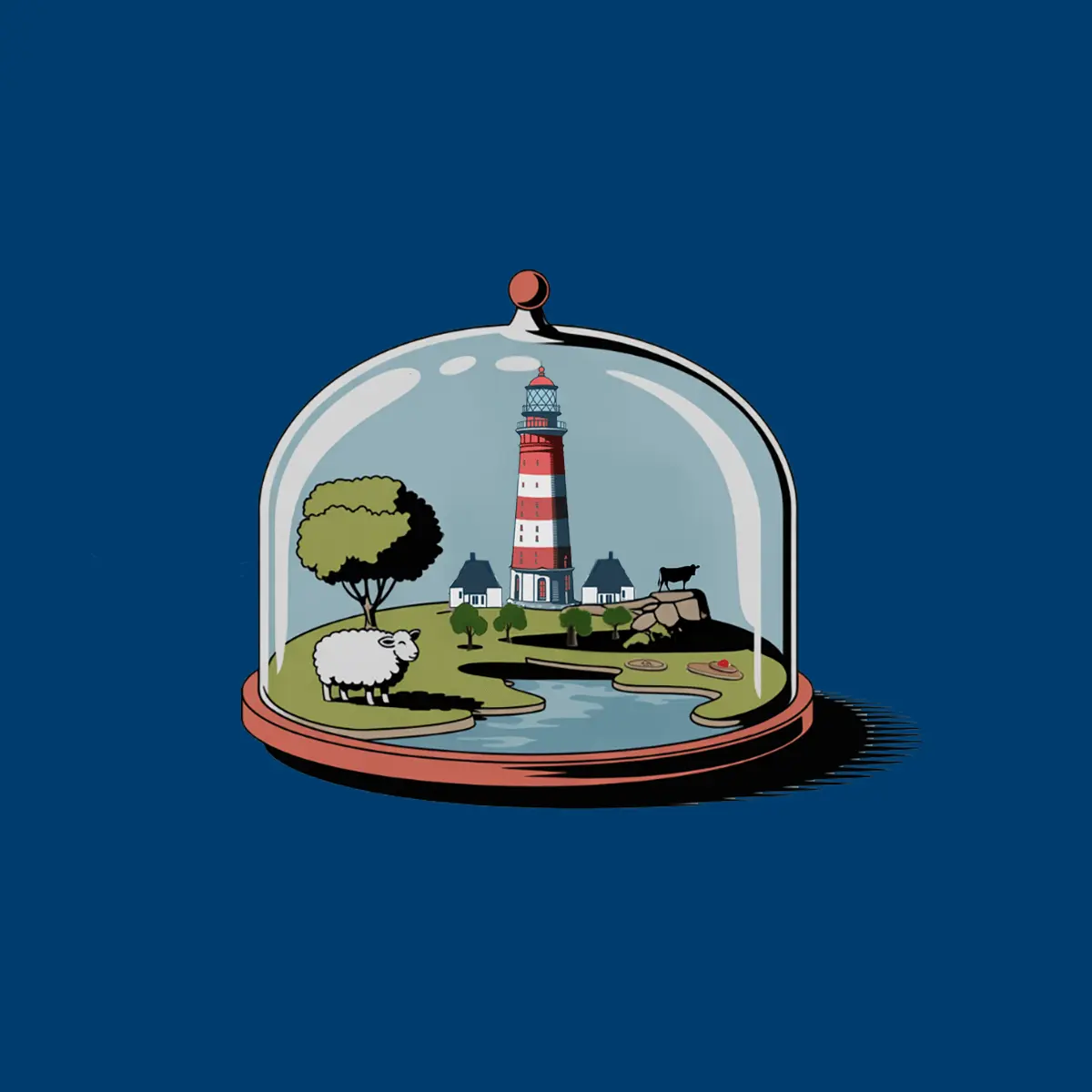 Eiderstedt unter einer Glasglocke